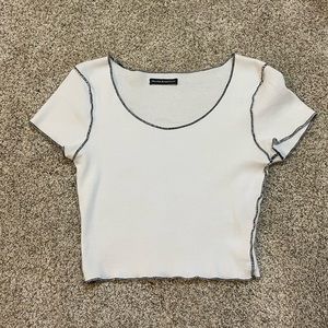 Brandy Melville Black Lined Shirt